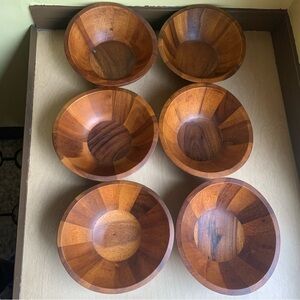 The Cellar Wooden Plates Set Of Six